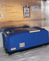 A crawl space sump pump, liner, and dehumidifier installed in 