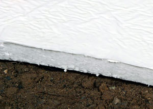 Insulation installed on a crawl space floor in Simi Valley