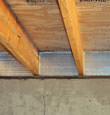 SilverGlo™ insulation installed in a floor joist in Santa Paula