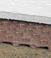 crawl space insulation installed in Ojai over our extra large drainage matting