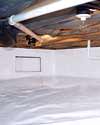 a sealed crawl space installation in Moorpark