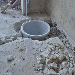 Placing a sump pit in a Goleta home