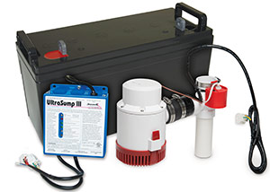 a battery backup sump pump system in Port Hueneme