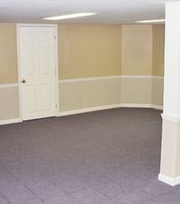 Plastic 20-mil vapor barrier for dirt basements, Ojai, California installation