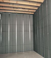 Thermal insulation panels for basement finishing in Santa Barbara, California