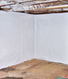 basement wall vapor barrier in 