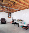 CleanSpace® basement wall vapor barrier installed in 