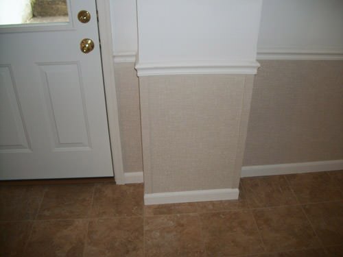 a bright white washable basement wall covering that does not adhere to the walls and resists mold & rot for Westlake Village homeowners