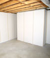 Fiberglass insulated basement wall system in Santa Paula, CA